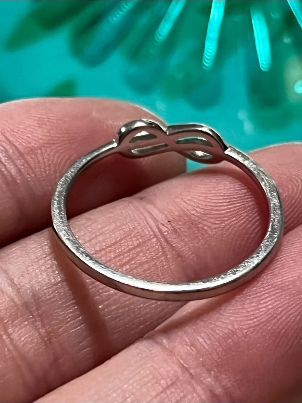 Sterling Silver 925 Infinity Knot Size 9.75 Ring
